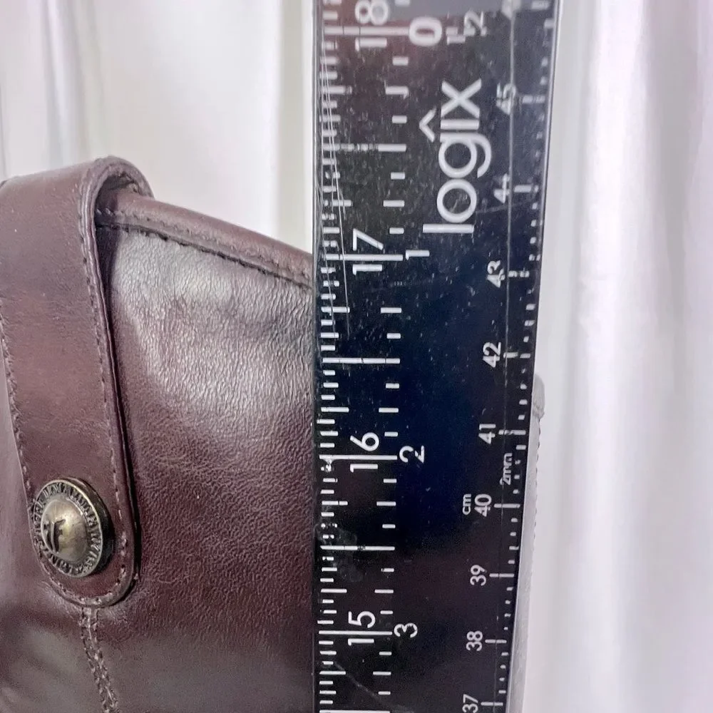 Frye womens Brown Leather Knee-High Boots size 6.5